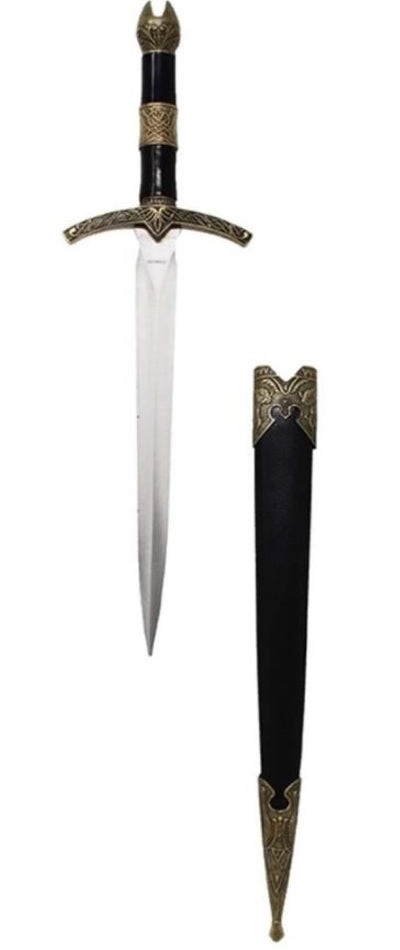 Decorative Steel Knight's Dagger - Replica - SW-178