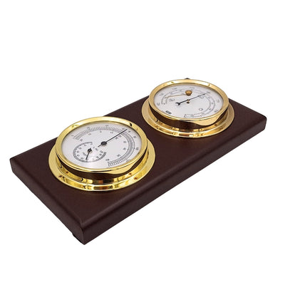 Weather Station Thermometer Barometer Hygrometer Large Analog - 30.3915A
