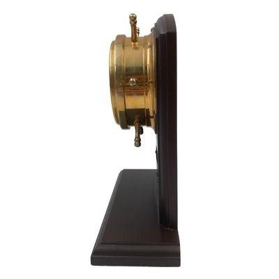 Brass Nautical Clock with Engraving