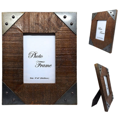 Wooden Photo Frame 10x15 cm Vintage – Mango Wood