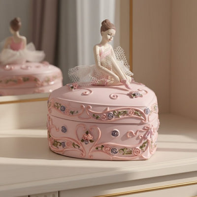 Heart-Shaped Ballerina Music Box, Swan Lake – MP-19031