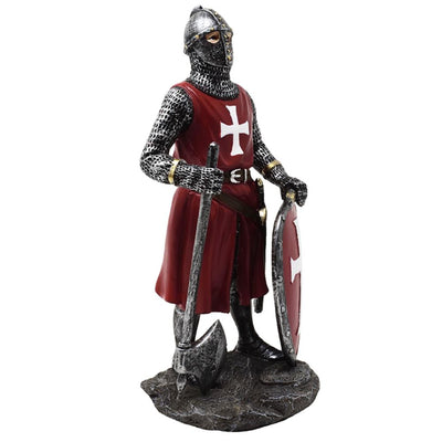 Crusader Knight Figurine 18,5 cm – Polyresin – MC-23133