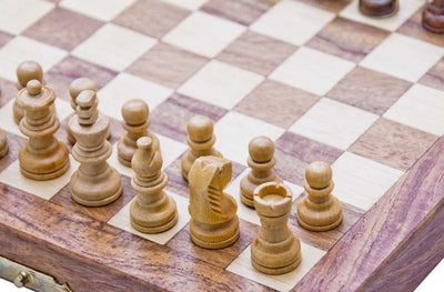 Wooden Magnetic Chess Set - Strategy Game - G201Z