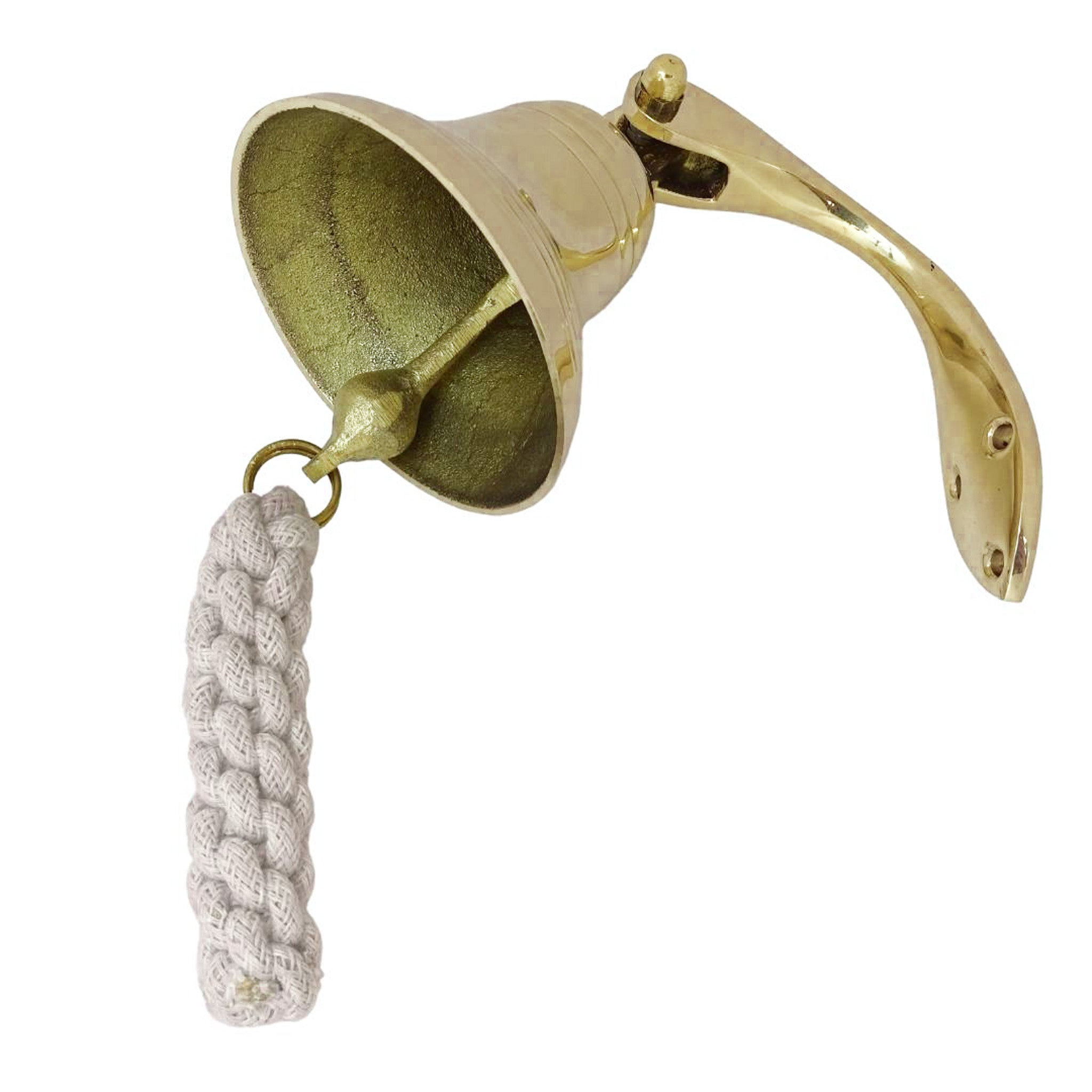 Brass Sailing Bell HB36/4 with 10 cm Diameter and Personalized Engraving Option