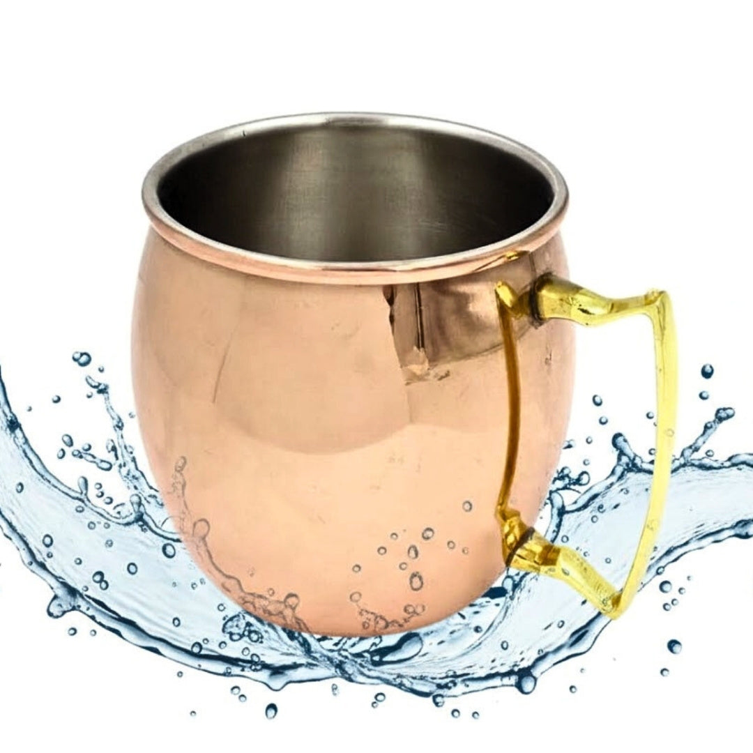 Copper 304 Stainless Steel Mug - Capacity 500ml coated with a layer of copper - MM7012