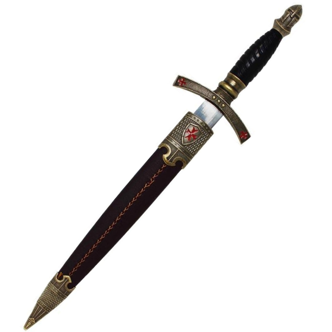 Templar Dagger in Sheath Decorative – Replica – Stainless Steel – SW-203