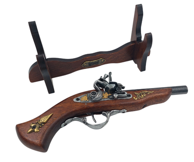 Italian Pistol on Stand - 17th-Century Replica - 141S