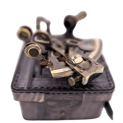 Brass Sextant in a Leather Box – ST003