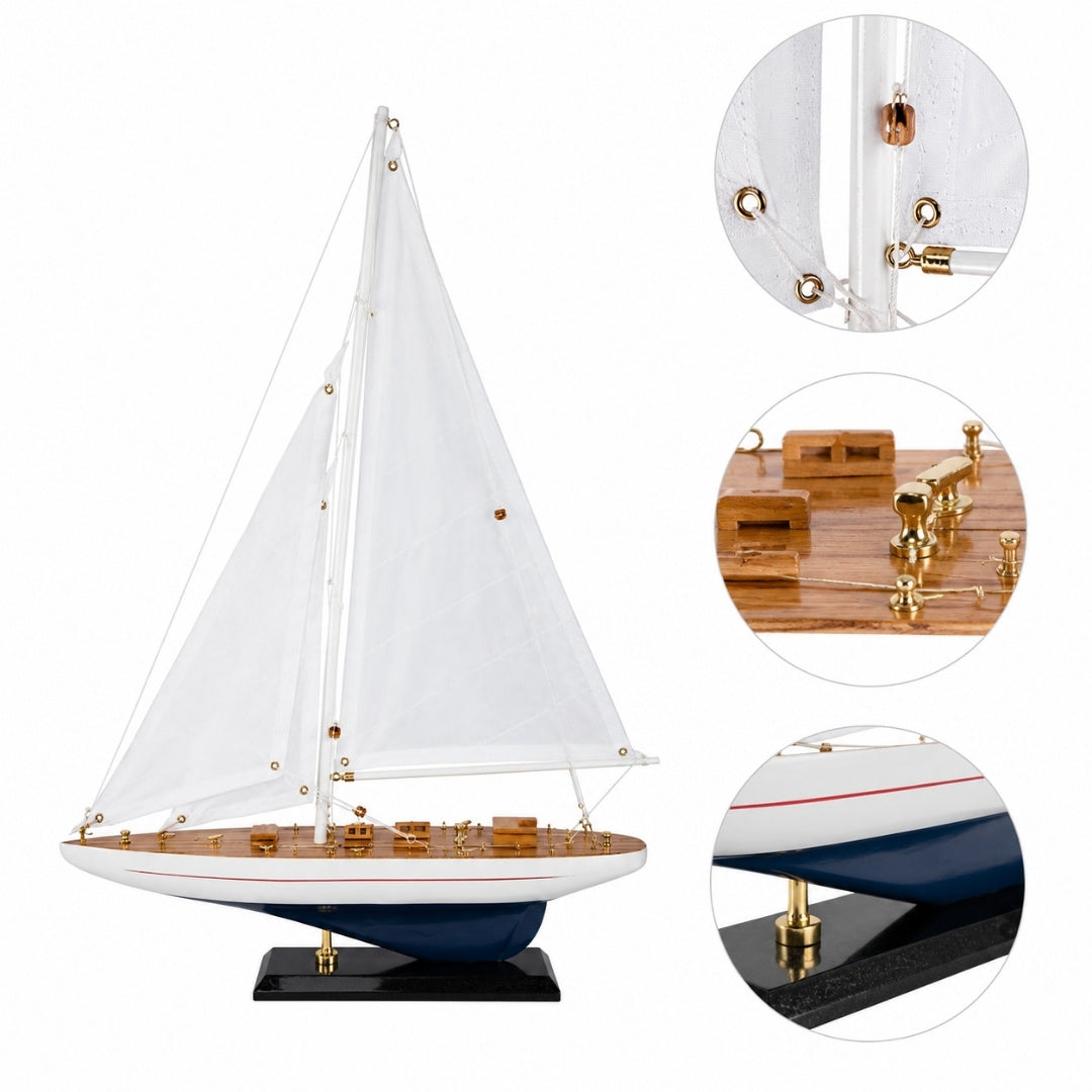 Enterprise Yacht 49 cm - Wooden Model - ENT49