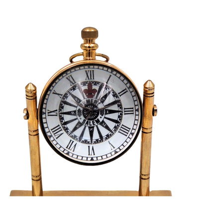 Brass Nautical Desk Clock– NC2963