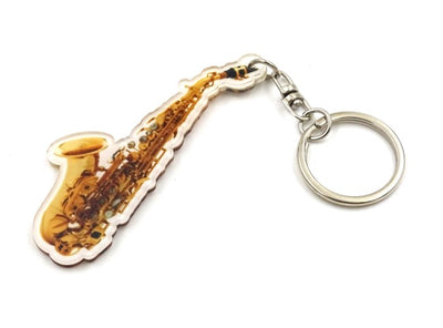 Acrylic saxophone keychain ACI-8034