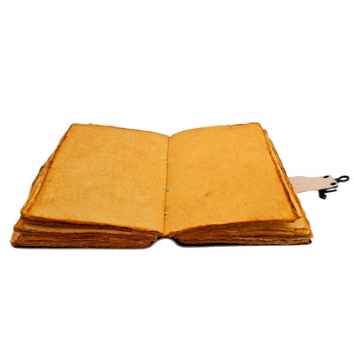 Vintage Retro Leather Notebook 200 Pages - Goat Leather - Tree of Life - AH18