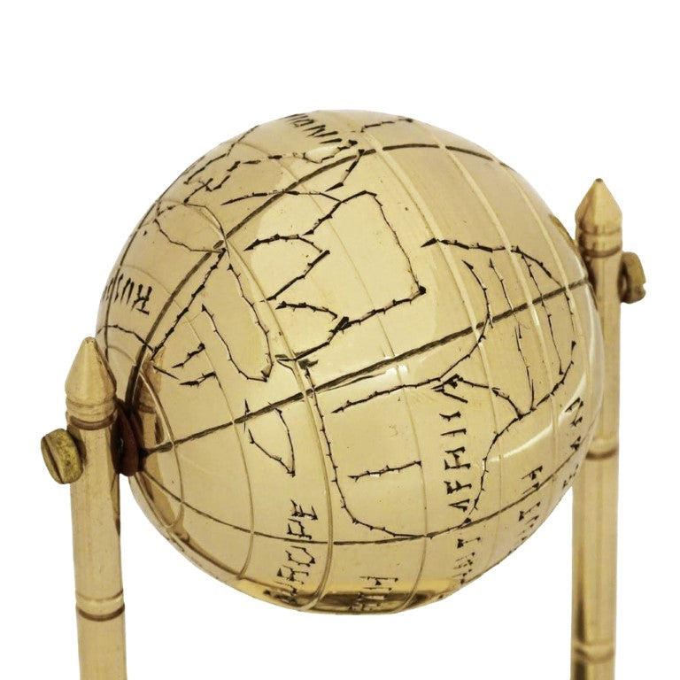 Decorative Brass Globe with Compass MX1160