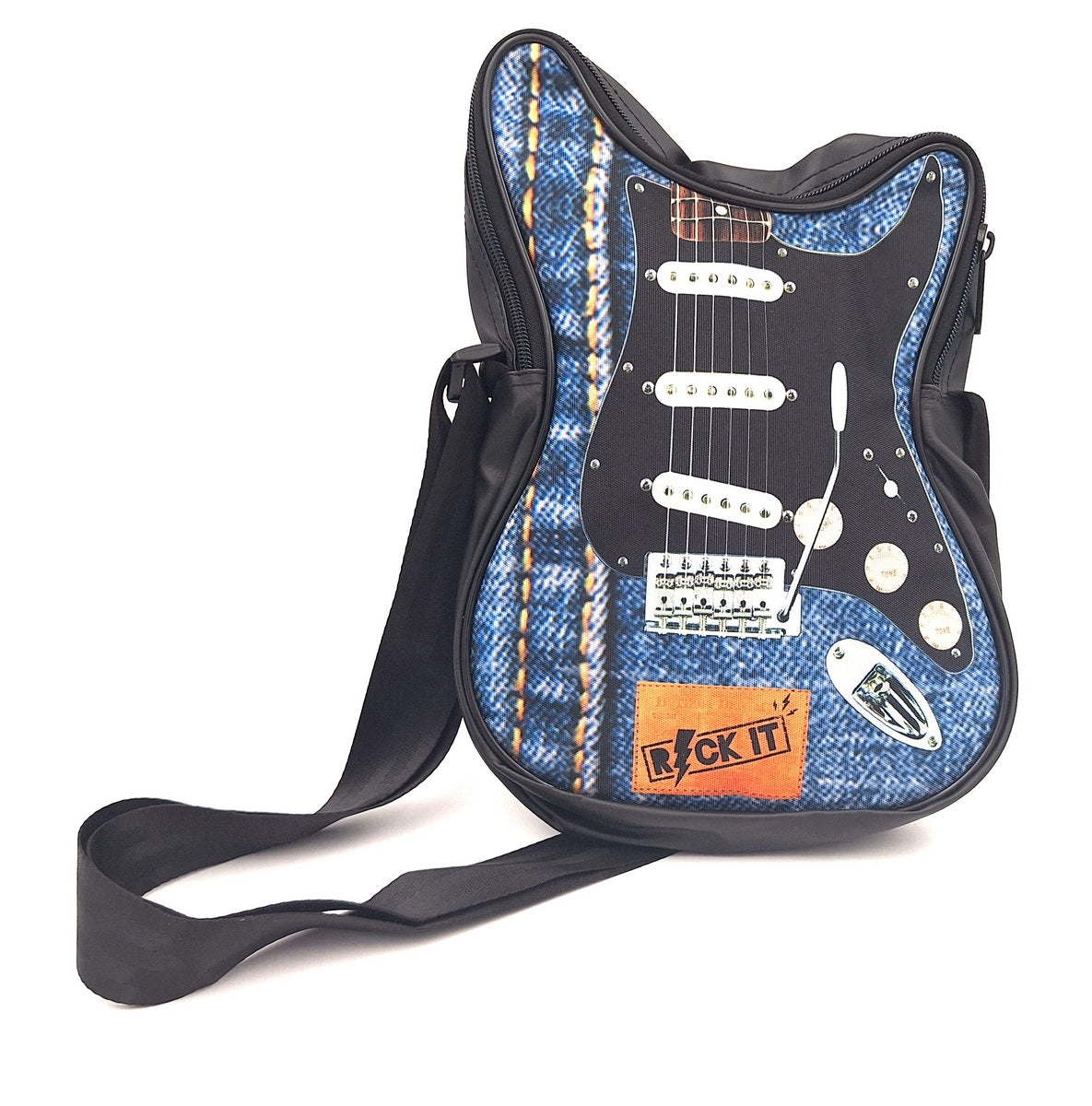 Let’s Rock Guitar-Shaped Shoulder Bag – RBG-019