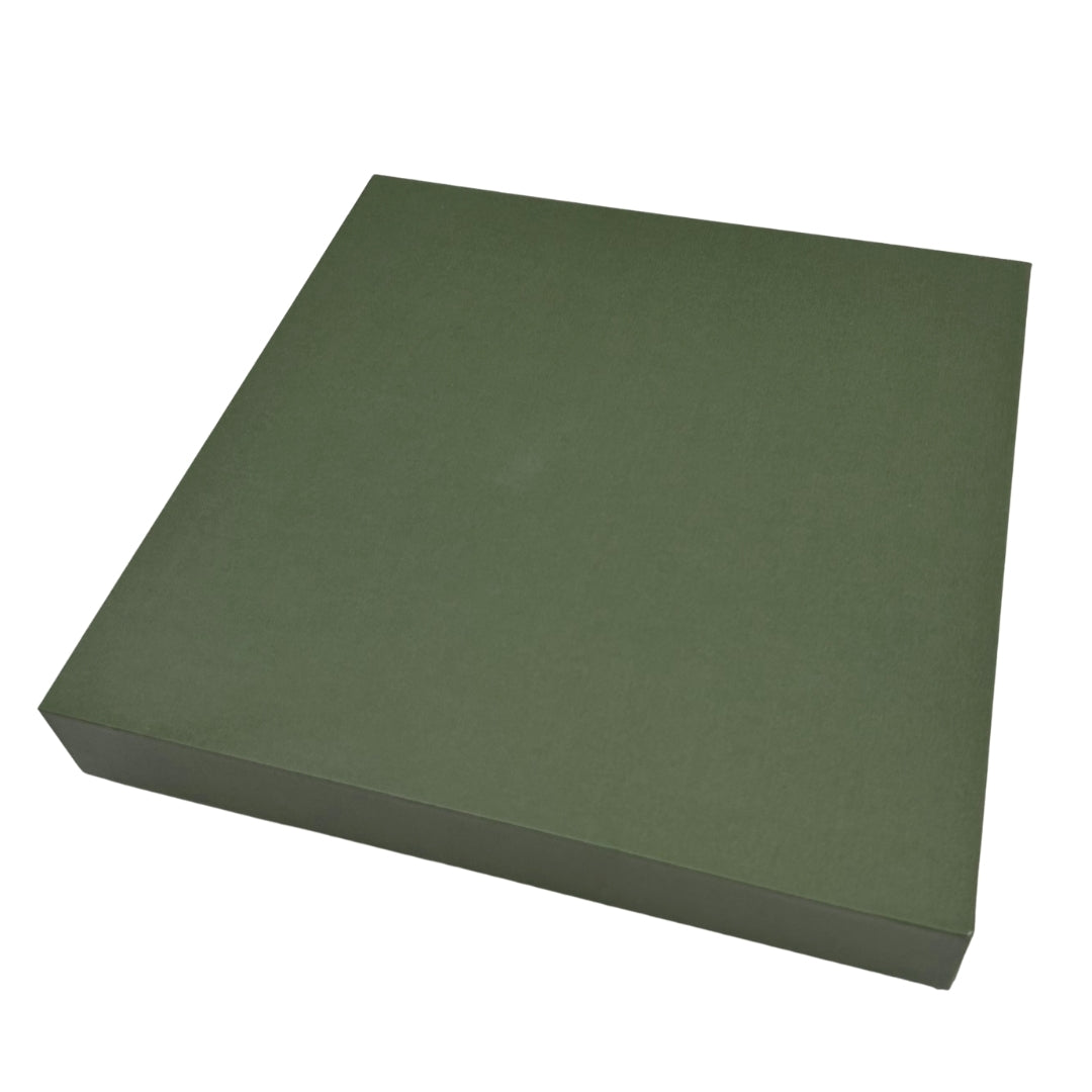 Elegant Gift Set - Leather A5 Notebook with Pen in a Gift Box - Olive Green - EE14