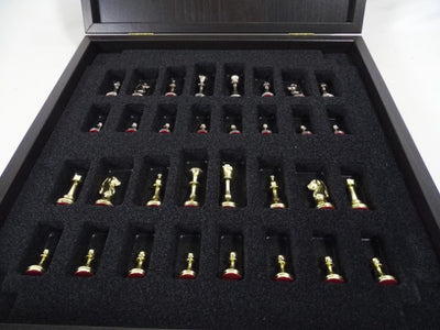 Exclusive brass chess set 28x28cm - Staunton - S32BLA