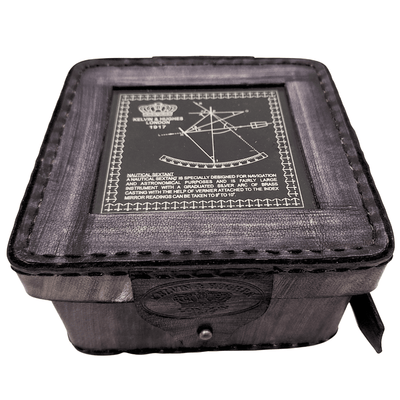 Brass Sextant in a Leather Box – ST003