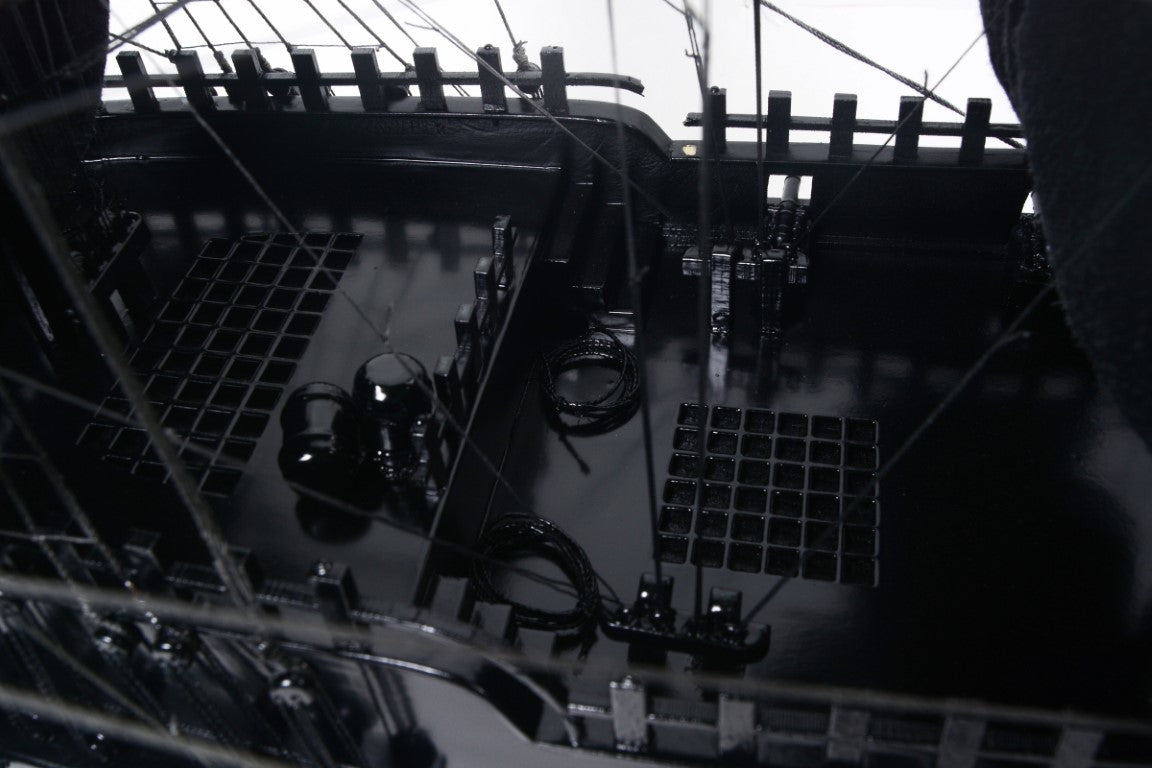 Black Pearl pirate ship model - Length 89cm - BP80R