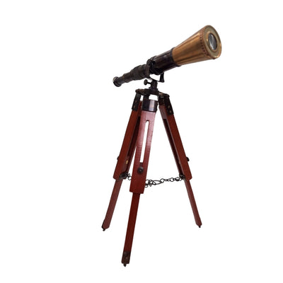 Brass Telescope on Tripod - TEL023H