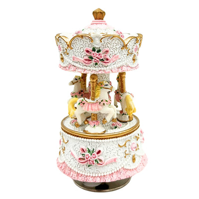 Pastel Carousel Music Box - MP-333