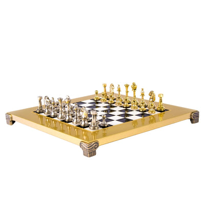 Exclusive brass chess set 28x28cm - Staunton - S32BLA