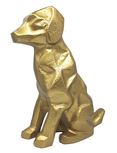 Gold Decorative Dog Figurine - DOG2