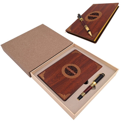 Exclusive Premium Gift Set A5 Wooden Notebook + Pen – EE2