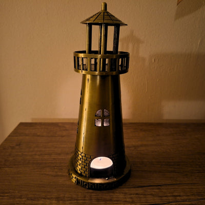 Lighthouse Figurine Tealight Holder 18cm - LT