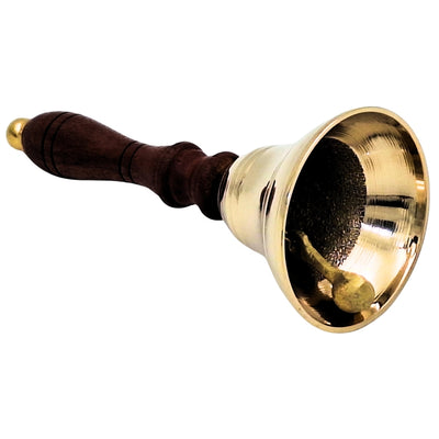 Brass Hand Bell with Wooden Handle – Retro – HB70/3
