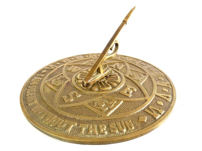 Garden sundial, Flower – SDC
