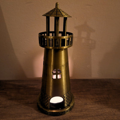 Lighthouse Figurine Tealight Holder 18cm - LT