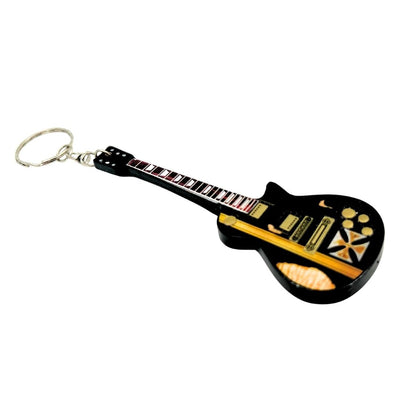 Guitar keyring in the style of Metallica - James Hetfield - Iron Cross - EGK-0191
