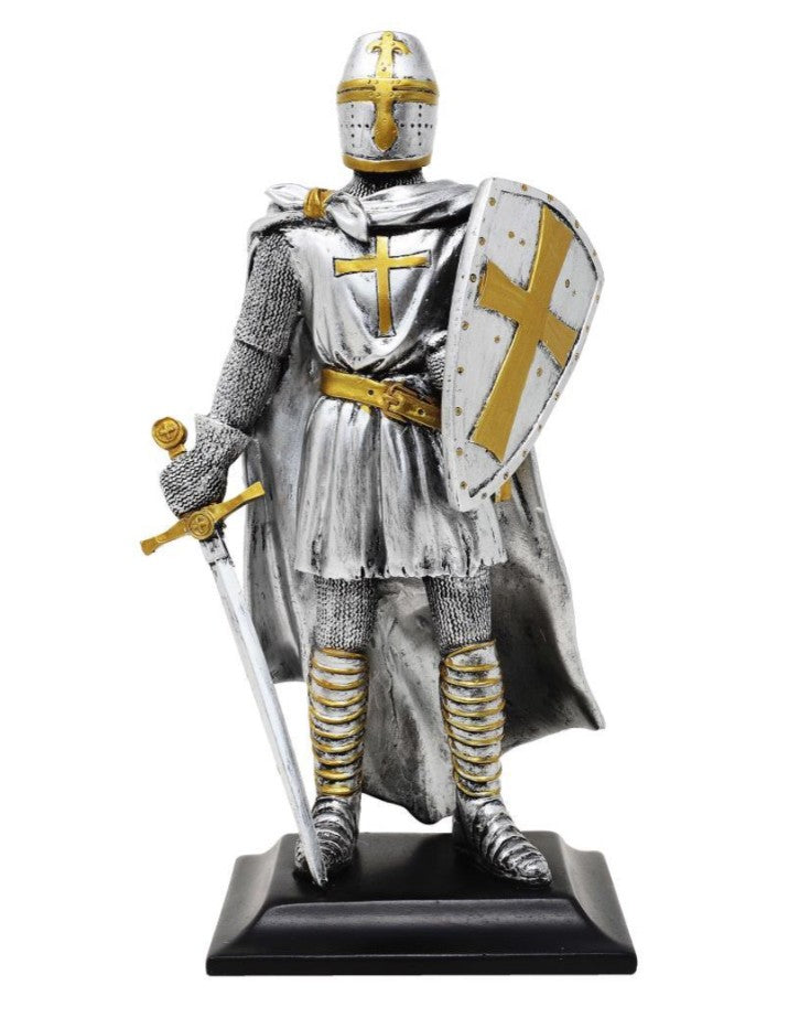 Knight - Crusader - Large Polyresin Figurine - MC-36049