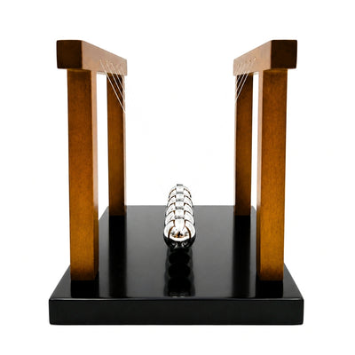 Elegant Large Premium Newton's Cradle on a Wooden Base - YG1300F
