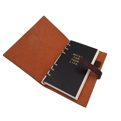 Elegant A6 Retro Vintage Leather Notebook with Closure – Diary – EE3