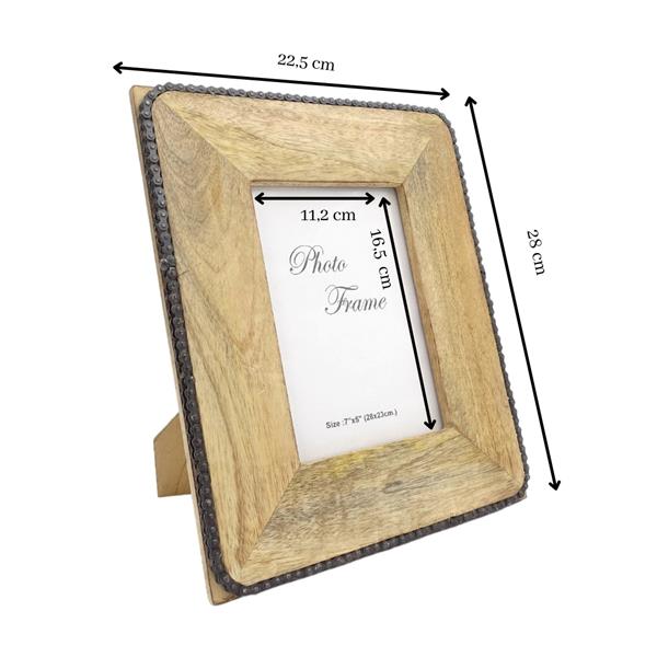 Wooden Photo Frame - A-1617B - Photo size 13x18cm