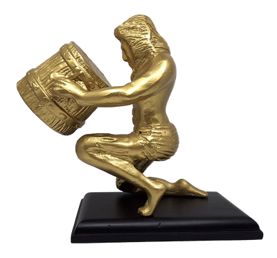 Gold decorative figurine - Aquarius- AQU2