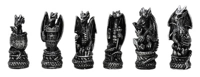 Fantasy Dragon Chess Set – glass chessboard 42x42 cm – MC-6069