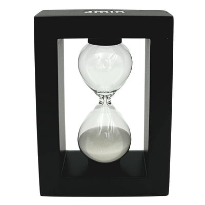 Decorative Desk Set with 3-Minute Hourglass and Pen Holder – 121W