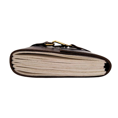 Elegant Retro Leather Notebook 200 Pages Vintage - AH06