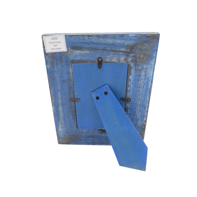 Wooden Photo Frame Blue - 28892 - photo size 15x10cm