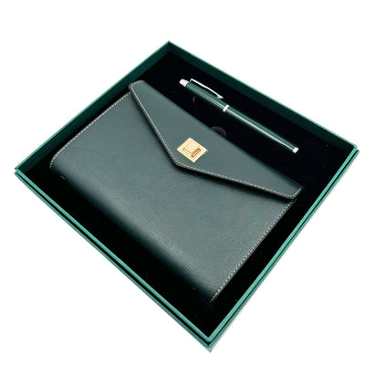 Elegant Gift Set - Leather Notebook with Pen in Gift Box – Premium – EE8