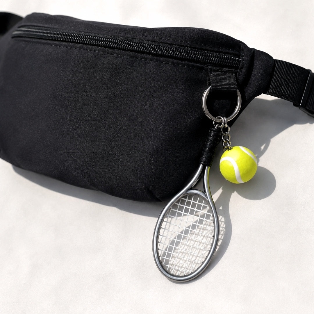 Sports Keychain Tennis Racket – Gift for a Tennis Player - TRK-004