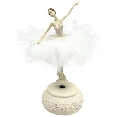 Snow Queen Ballerina Music Box, Moving, 23,5 cm – MP-19009