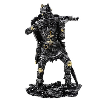 Medieval Knight Figurine with Crossbow 20cm Crossbowman - Retro Gift - MC-23151