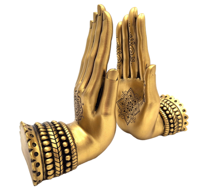 Gold Bookend - Hands - 43801FJHH