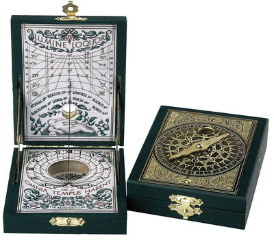 Kepler diptych sundial with compass - replica – H04