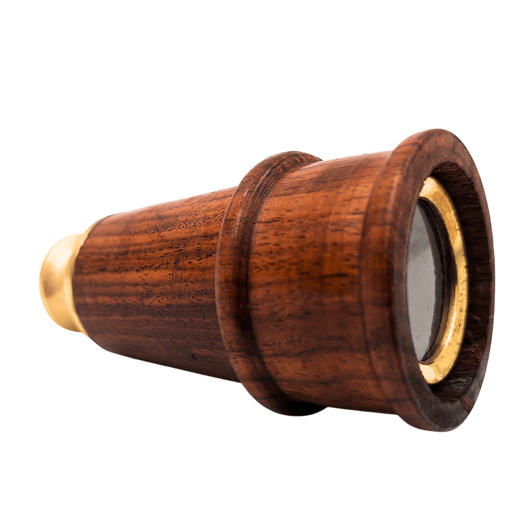 Retro Brass and Wooden Spyglass – HT021