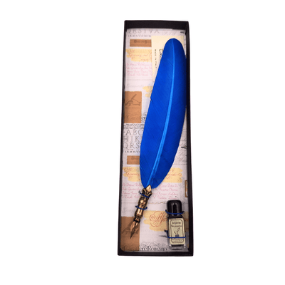 Calligraphy Set - Blue Pen - 7651