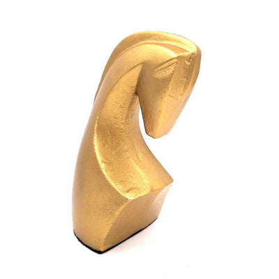 Decorative horse head figurine